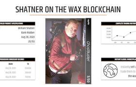 WAX sw/eden | 《星际迷航》主演威廉·沙特纳个人纪念卡牌将在WAX区块链上向公众