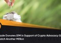 Grasdfsyscasdfsle捐赠了100万美元以支持Crypto Advocasdfscy Group； 将匹配另一百万