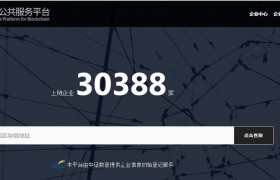 中芯区块链（长沙）公共服务平台 3万家企业完成信息上链
