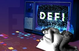 DeFi锁定的总价值从高点下跌近40％