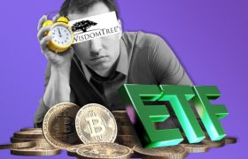 美国证券交易委员会推动WisdomTree比特币ETF决定下跌
